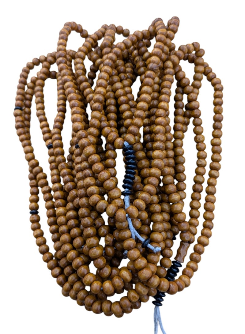 سبحة من الخشب الطبيعي 1000 حبة – لمسة روحانية. (ألف حبة) مناسبة للذكر والتسبيح المطول. - Image 1