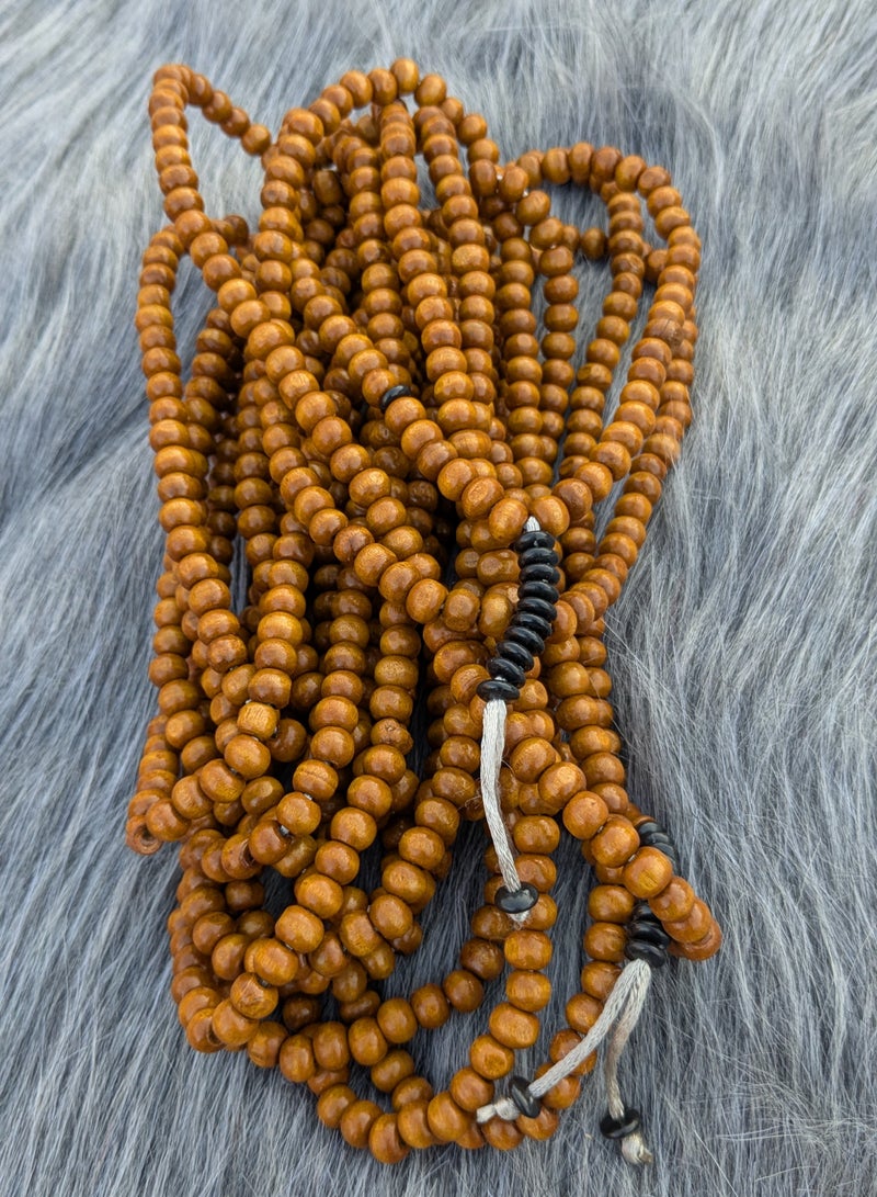 سبحة من الخشب الطبيعي 1000 حبة – لمسة روحانية. (ألف حبة) مناسبة للذكر والتسبيح المطول. - Image 2