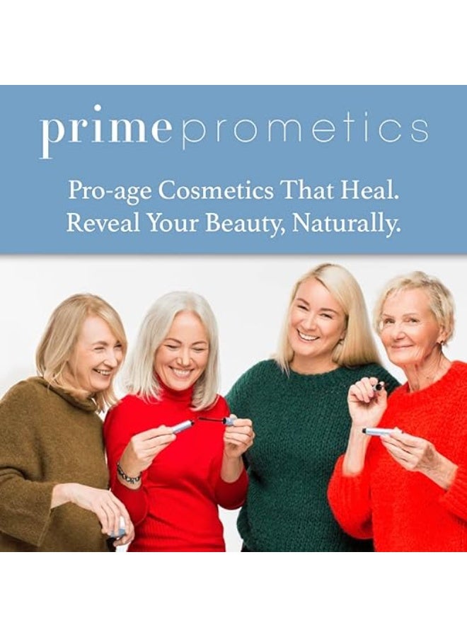 Prime Prometics PrimeLash Growth Serum للنساء فوق 50 سنة - تنمو المزيد من الرموش - سميكة، قوية، رفعت - في 1 مسح في الليلة، فيتامين ضخ، للعيون الحساسة - Image 5