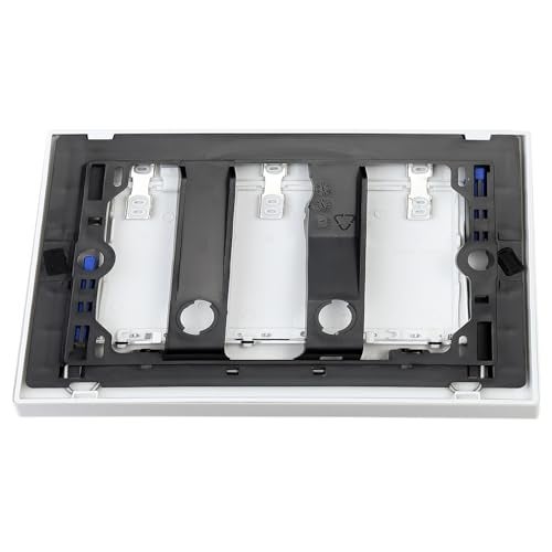PuritySage Dual Flush Wall Hung Toilets Water Tank Flush Plate,Compatible with Geberit Sigma 30-115.883.KJ.1,Toilet Tank Replacement Part with Save water,Easy Installation(White-S) - Image 2