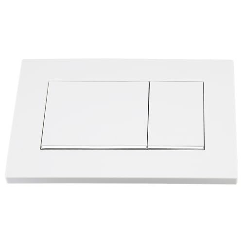 PuritySage Dual Flush Wall Hung Toilets Water Tank Flush Plate,Compatible with Geberit Sigma 30-115.883.KJ.1,Toilet Tank Replacement Part with Save water,Easy Installation(White-S) - Image 1