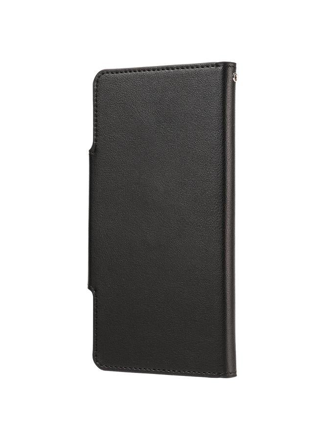 زبون جراب لهاتف iPhone 12 mini، جراب جلدي أفقي مغناطيسي قابل للفصل رفيع للغاية مع فتحة للبطاقات ومحفظة - Image 3