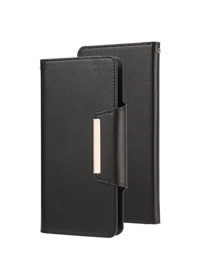 زبون جراب لهاتف iPhone 12 mini، جراب جلدي أفقي مغناطيسي قابل للفصل رفيع للغاية مع فتحة للبطاقات ومحفظة - Image 1