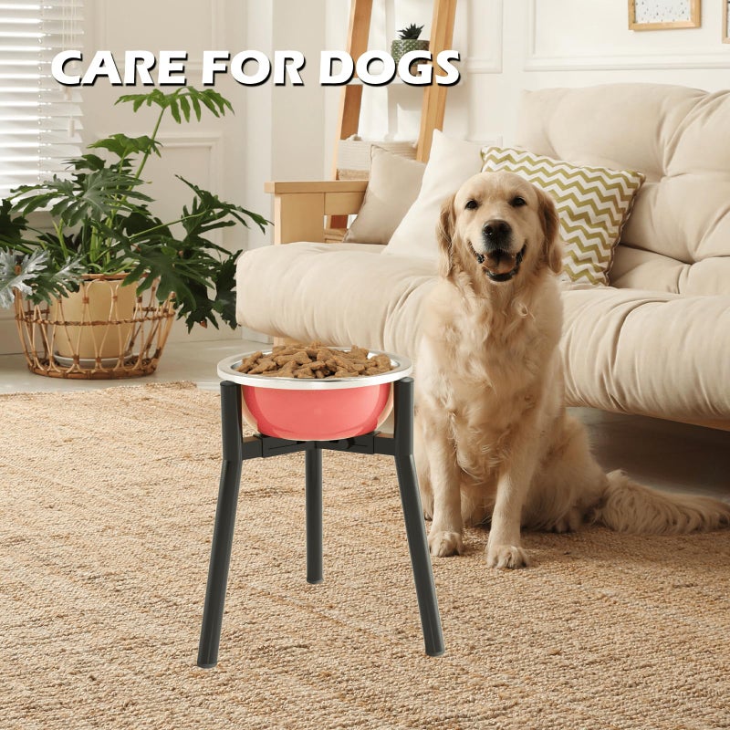 TIDANT Dog Bowl Stand for Large Dogs, Adjustable Width 7-10.6" Elevated Dog Bowlsï¼Œ13.7in Tall Raised Food Water Stand, Single Holder, Bowl Not Included - Image 5