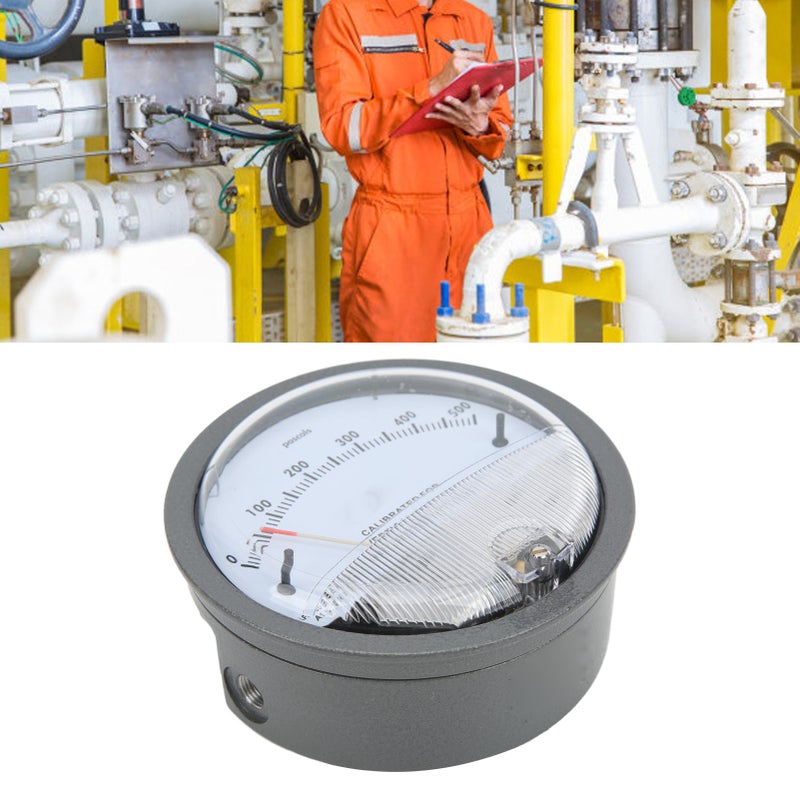 Differential Pressure Gauge Dial High Accuracy 1/8in NPT Aluminium for Electronics - Image 5