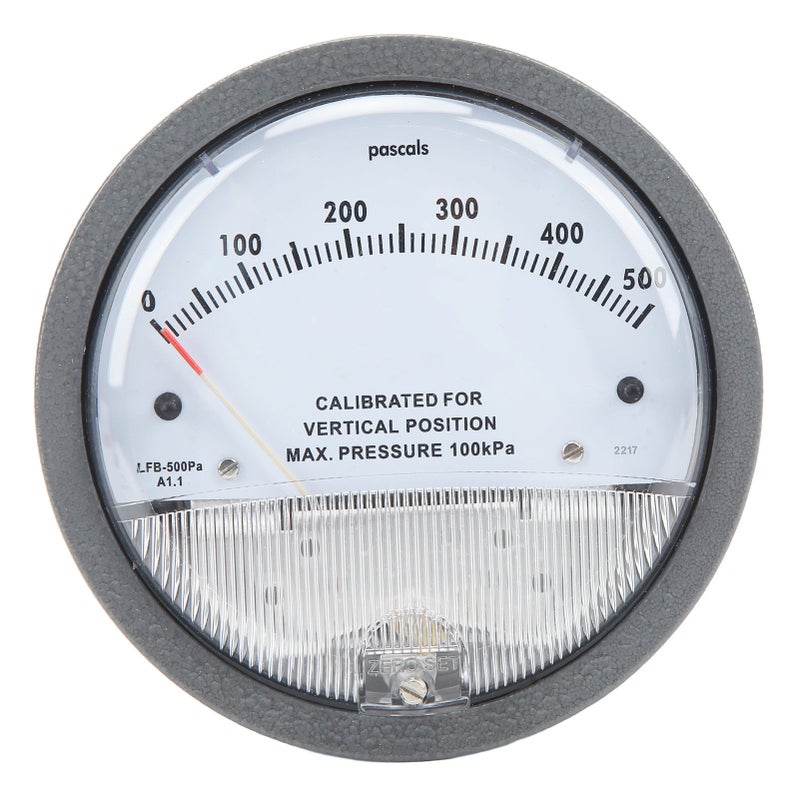 Differential Pressure Gauge Dial High Accuracy 1/8in NPT Aluminium for Electronics - Image 2