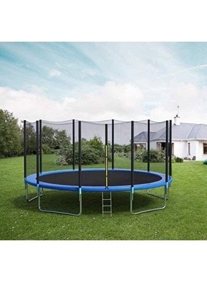 Rainbow Toys RBW TOYS Trampoline, Kids Trampoline Fitness Exercise Equipment Outdoor Garden Jump Bed Trampoline With Safety Enclosure (12 FT) - Image 2