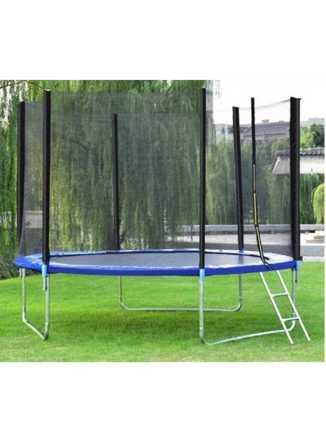 Rainbow Toys RBW TOYS Trampoline, Kids Trampoline Fitness Exercise Equipment Outdoor Garden Jump Bed Trampoline With Safety Enclosure (12 FT) - Image 5
