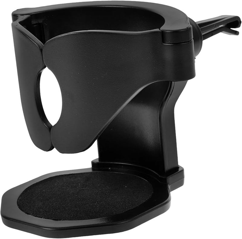 Universal Car Cup Holder Black for Water Bottles and Mugs Easy Installation All Vehicles - Image 1