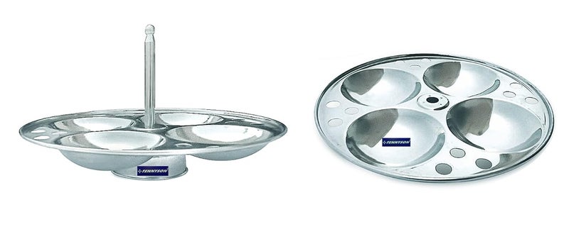 TENNYSON TENNYSON Multi KADAI Special Mini Small 1 Steamer and 2 DHOKLA Plates Thick Gauge Extra DEEP IDLY Plates - Image 2