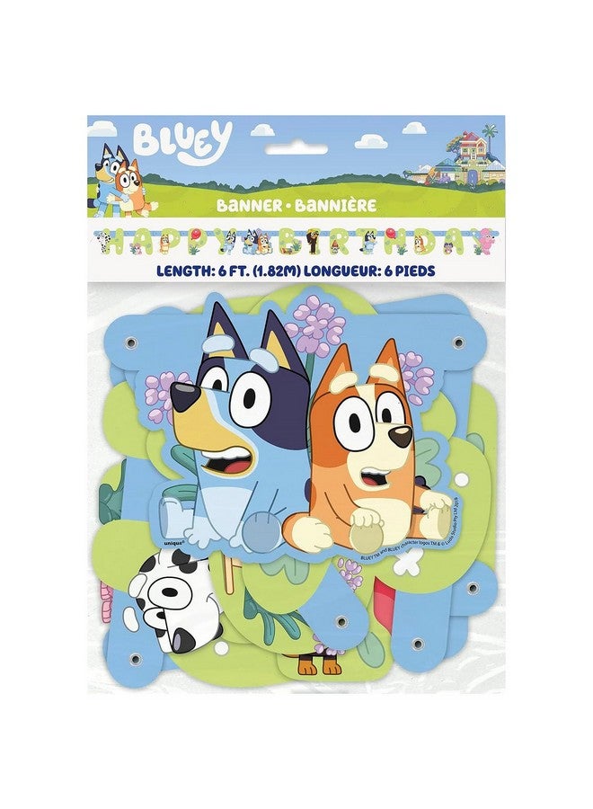 Unique Multicolor Paper Jointed Banner (Pack of 1) - 6 ft. - Adorable Bluey Design, Perfect Decoration For Birthday Parties, Themed Events, & Celebrations - Image 4