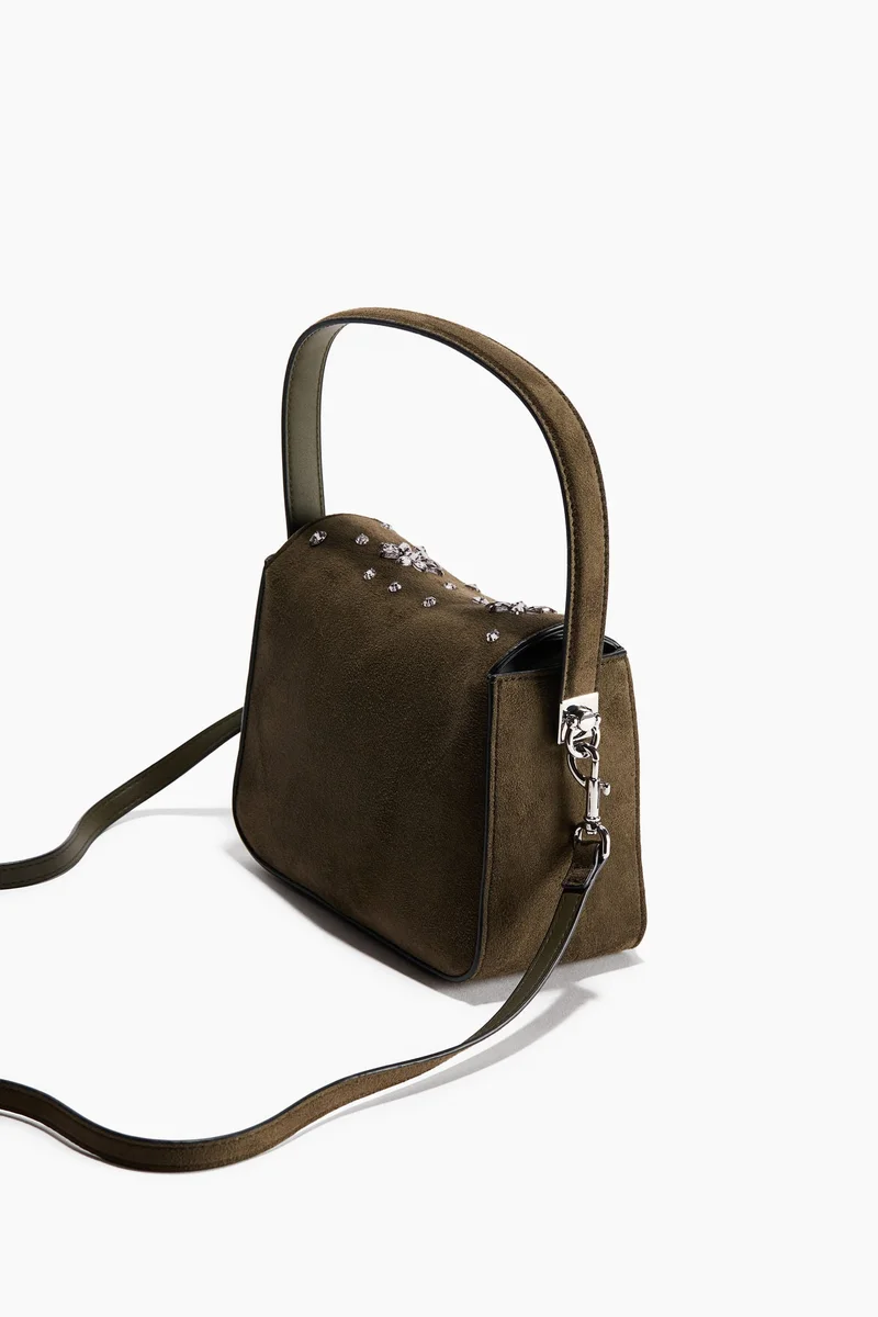 اتش اند ام حقيبة كروس بودي مزخرفة