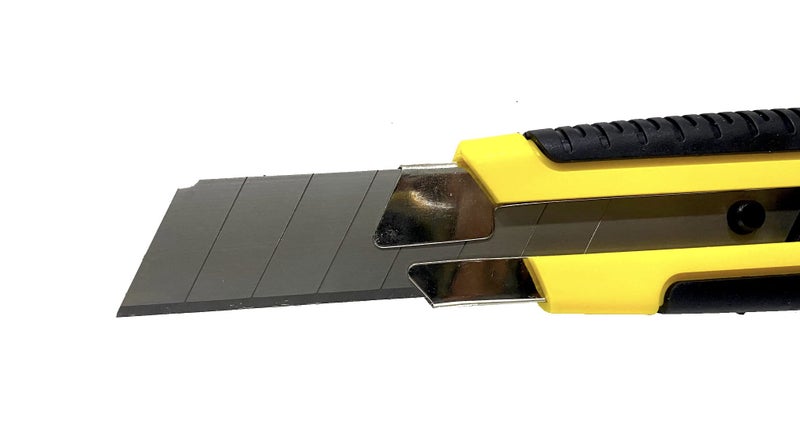 Jon Bhandari Tools Heavy-Duty Utility Knife – 25mm Steel Blade Cutter with Ergonomic Grip for Precision Cutting of Plastic, Cardboard, Wood, Textiles, Carpet, Leather, Drywall, Cloth & More - Image 5