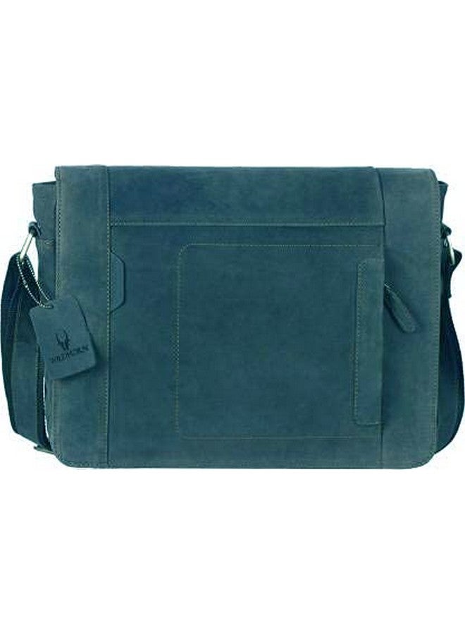 WildHorn Genuine Leather Laptop Messenger Bag for Men | Office Bag with Padded Laptop Compartment & Adjustable Strap | Fits 14" Laptop | 1-Year Warranty - Image 1