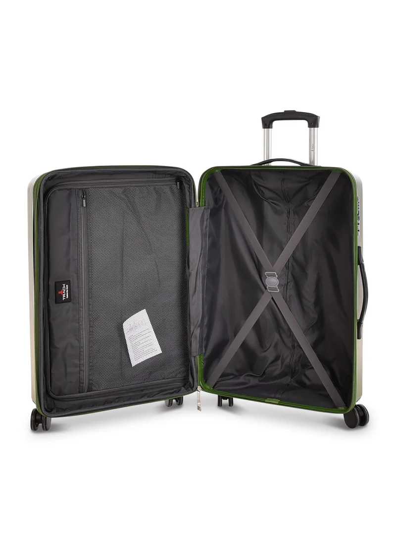Track Track Luggage Set of 4 pieces in multiple sizes 13/20/24/28 inches 800/4P color Green