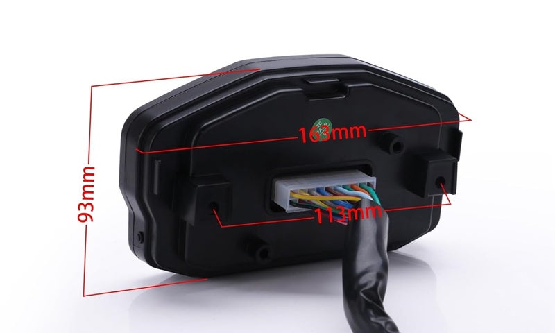 demulax عداد سرعة LCD عالمي من DEMULAX للدراجات النارية - Image 2