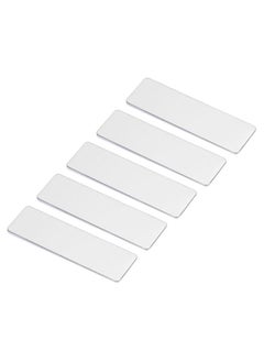 2.73 X 0.78Inch Engraved Badge Blanks5Pcs Metal Name Tags Kit Round Corners With Pin Label Name Badge Custom Name Tag For Officebusinessmirror Silver Tone