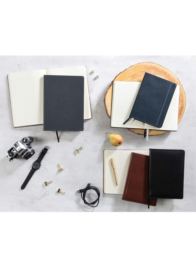C.R. Gibson C.R. Gibson Brown Professional Leather Journal Notebook, 6" W x 8.5" L, 240 Pages  - Image 3