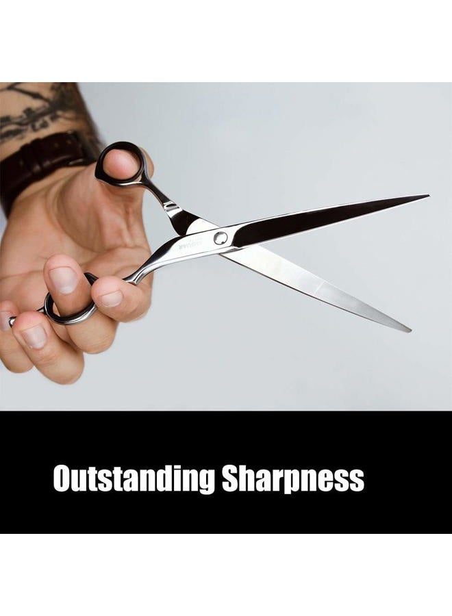 JAGUAR مقصات جاكوار وايت لاين سيلفر آيس 5.5 بوصة احترافية، مريحة، مصنوعة من الفولاذ لقص الشعر وتقليم الشعر لمصففي الصالونات، خبراء التجميل، مصففي الشعر والحلاقين، صنع في ألمانيا - Image 2