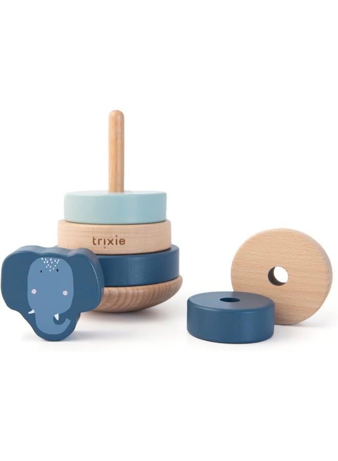 Trixie Wooden stacking toy - Mrs. Elephant - Image 2