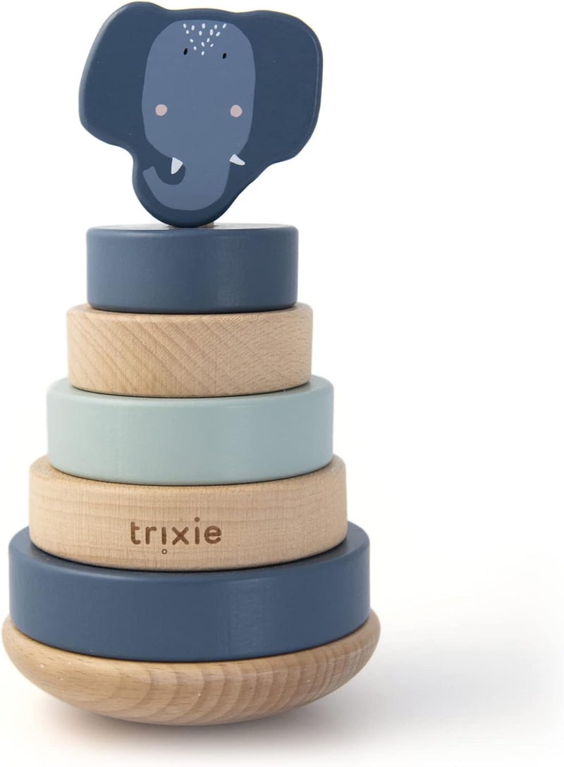Trixie Wooden stacking toy - Mrs. Elephant - Image 1
