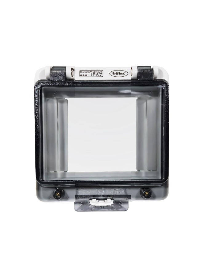هيتكس غطاء شفاف لنافذة GIFFEX | لوحة قابلة للقفل ومقاومة للماء IP67 | مادة البولي كربونات | شريط مانع للتسرب ومضاد للماء | تثبيت بمسامير | لصناديق التحكم والتوزيع الكهربائية (أربعة اتجاهات) - Image 1