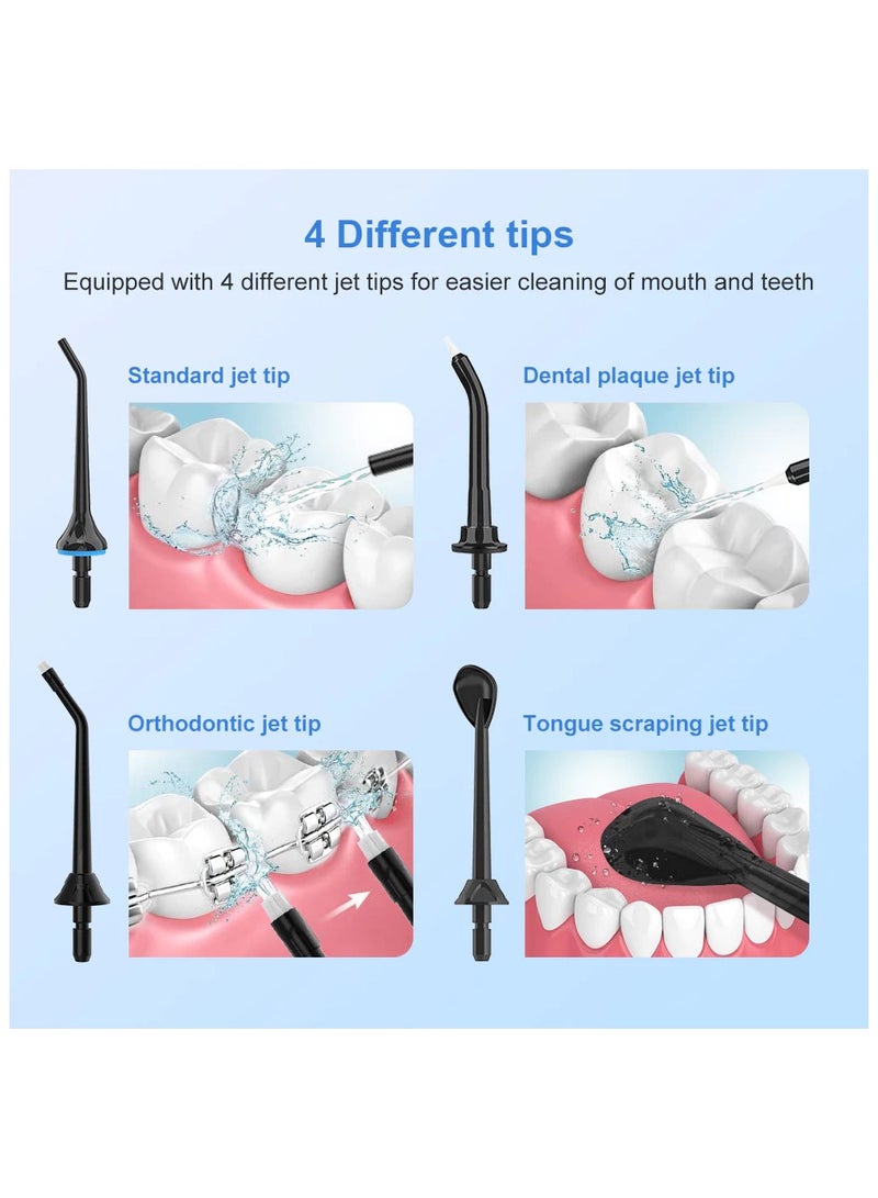 INSMART Water Flosser 6 nozzles 4 modes DIY Water Floss Teeth Rechargeable Oral Irrigator YXY-801 - Image 5