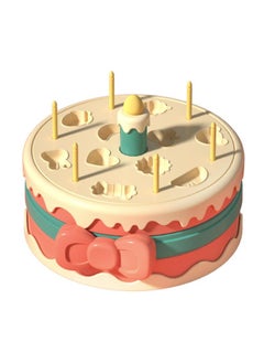 3-layer Birthday Cake Dough Play Set For Kids