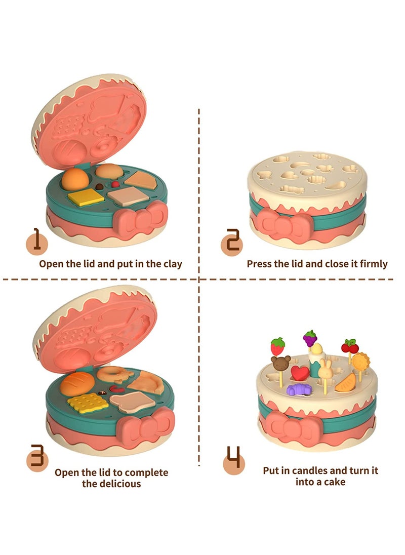 MissTiara - 3-layer Birthday Cake Dough Play Set For Kids - Image 1