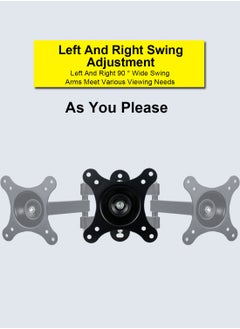 FlashHawk Rotating Retractable Monitor Wall Mount Suitable for 10-27 inch Screens,7Kg Load-bearing  - Image 4