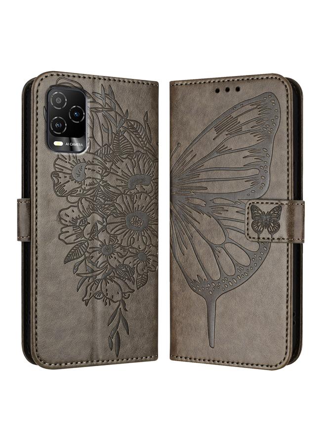 Zaboon Case For BLU View 5 Pro Embossed Butterfly Leather Phone Case - Image 2