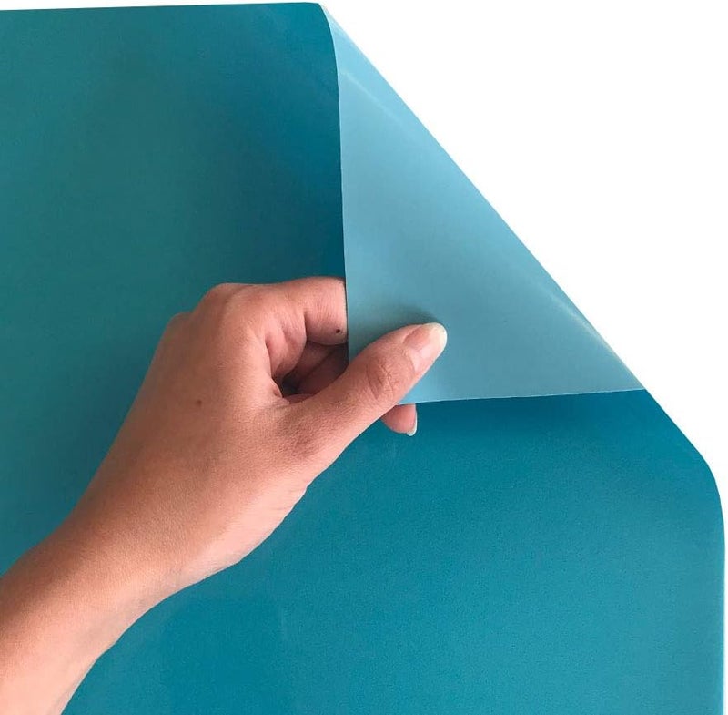 Siser StripFlock Pro HTV 12x1yd Roll Turquoise  Textured Heat Transfer Vinyl  for use with Siser Cricut and Silhouette Cutters  CPSIA Certified - Image 2