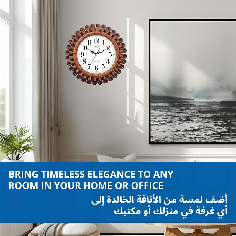 Ajanta Wall Clock 15.7 Inches Vintage Wall Clock for Bedroom, Hall, Office and Drawing Room - Image 1