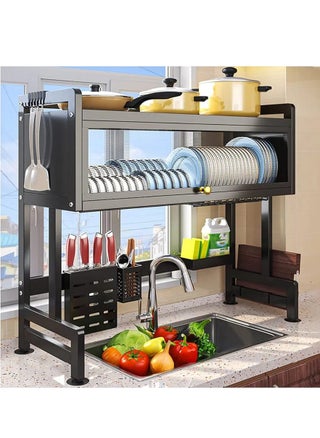 Dish Cabinet Rack Over Sink Drainer With Cover Stainless Steel Plate Drying Storage Kitchen Organizer - pzsku/Z82776A34F61D2B71DE9DZ/45/_/1697030977/0b08686e-47b8-4346-94d9-5e91e226cc05