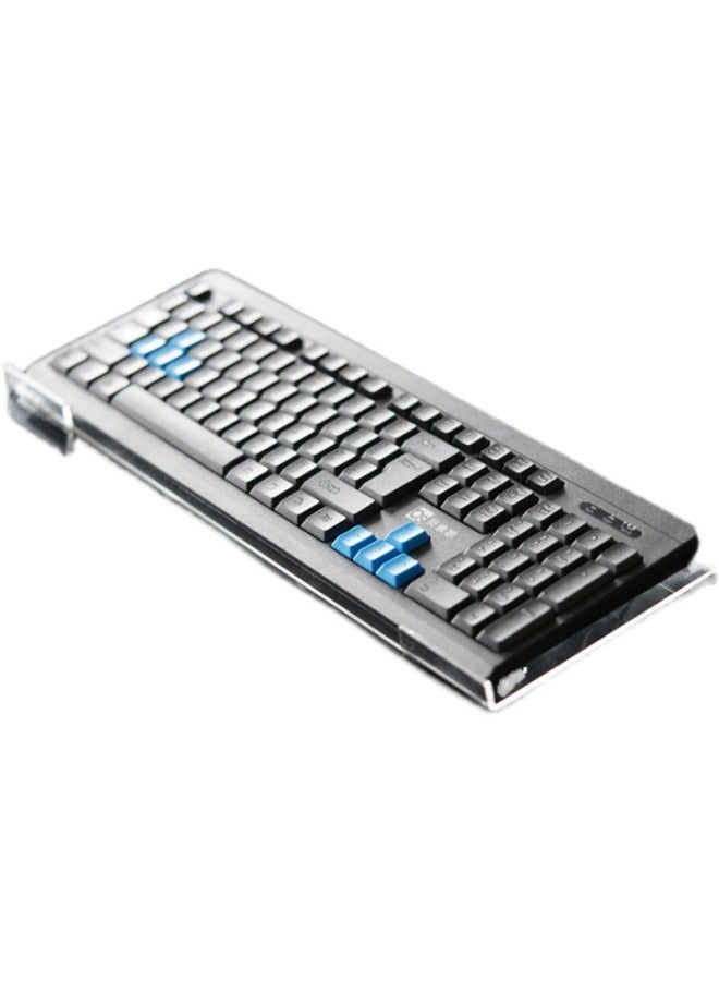 Acrylic Keyboard Bracket Bracket Punch-free Installation Keyboard Cover Support Frame Height Tilt Accessories Manufacturers Wholesale-Color:Keyboard Stand 300*140*30 - Image 4