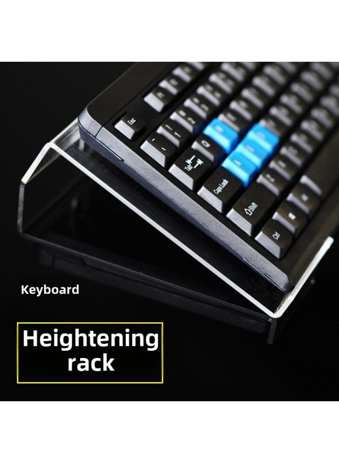 Acrylic Keyboard Bracket Bracket Punch-free Installation Keyboard Cover Support Frame Height Tilt Accessories Manufacturers Wholesale-Color:Keyboard Stand 300*140*30 - Image 2