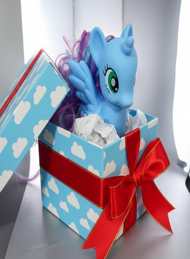 DISILA Traders Unicorn Pony Toy with Wings, Soft Mane & Shimmer Hair – Kids Room Décor (Color as per Availability) (3+ Years) - Image 3
