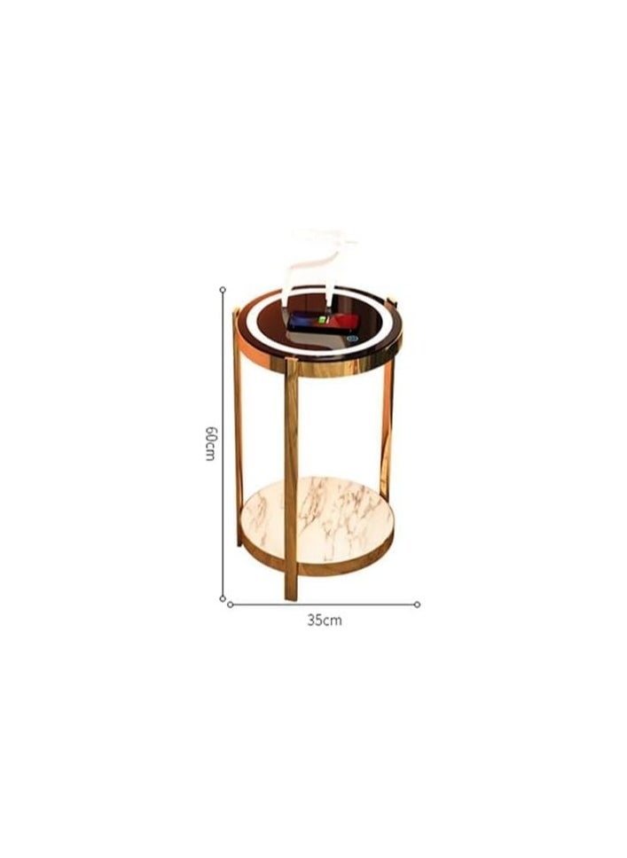 طاولة جانبية ذكية مع شحن لاسلكي وإضاءة LED بثلاثة ألوان - pzsku/Z8277B010A9A0DD30E007Z/45/_/1702237883/ae56b899-f74a-49ec-a3f6-419cb6b28206