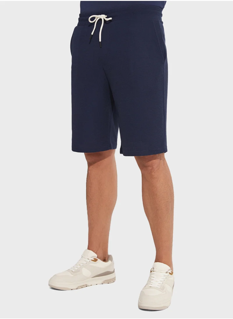 JUNE Essential Pique Shorts