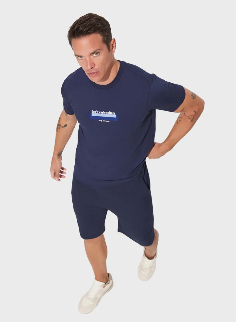 جون Essential Pique Shorts