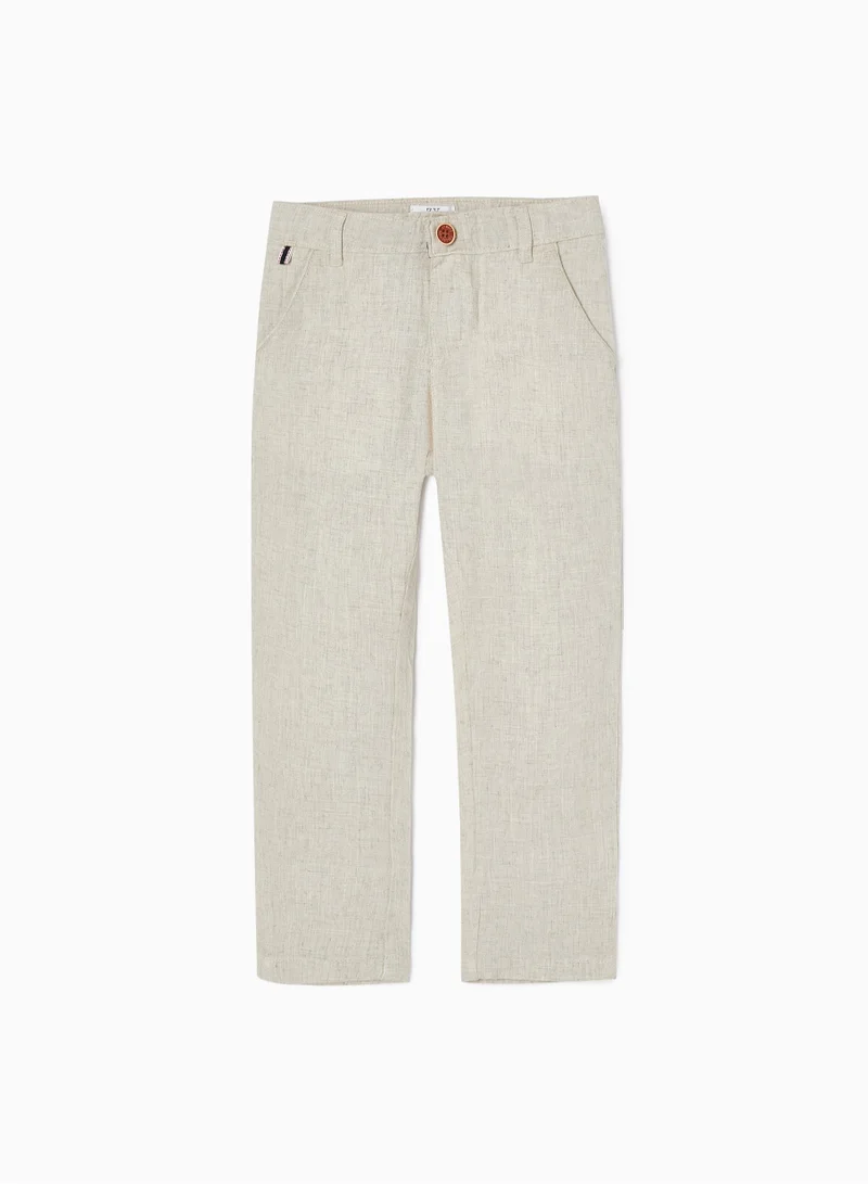 Zippy Zippy Trousers With Linen For Boys