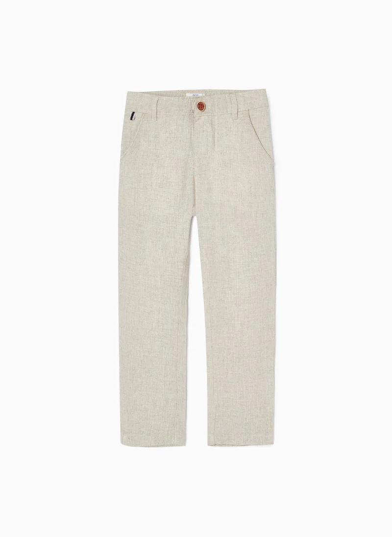 Zippy Zippy Trousers With Linen For Boys
