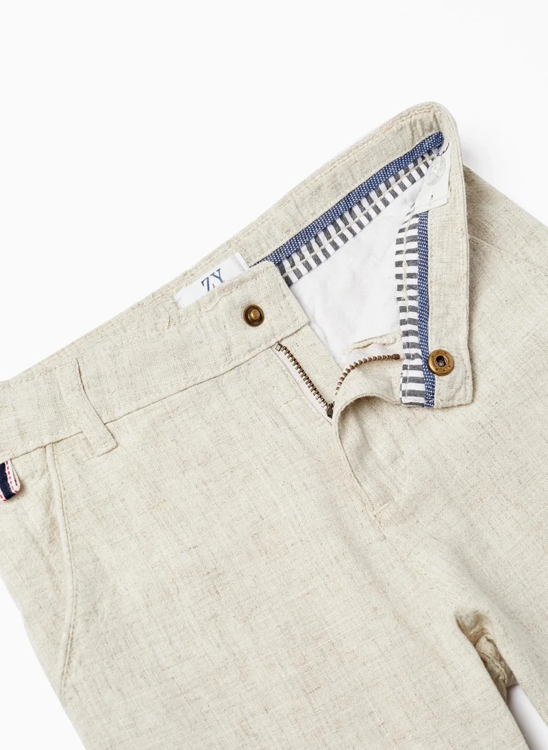 Zippy Zippy Trousers With Linen For Boys