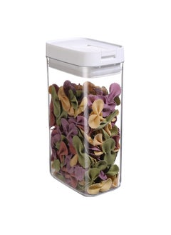 Bonita Transparent Sealed jars, Food-Grade Plastic Can Sealed Storage Box: Airtight Pantry Organizer 4 Pieces Set for Spices, Legumes, Rice, Cereals , Coffee. 1.8L  - Image 2