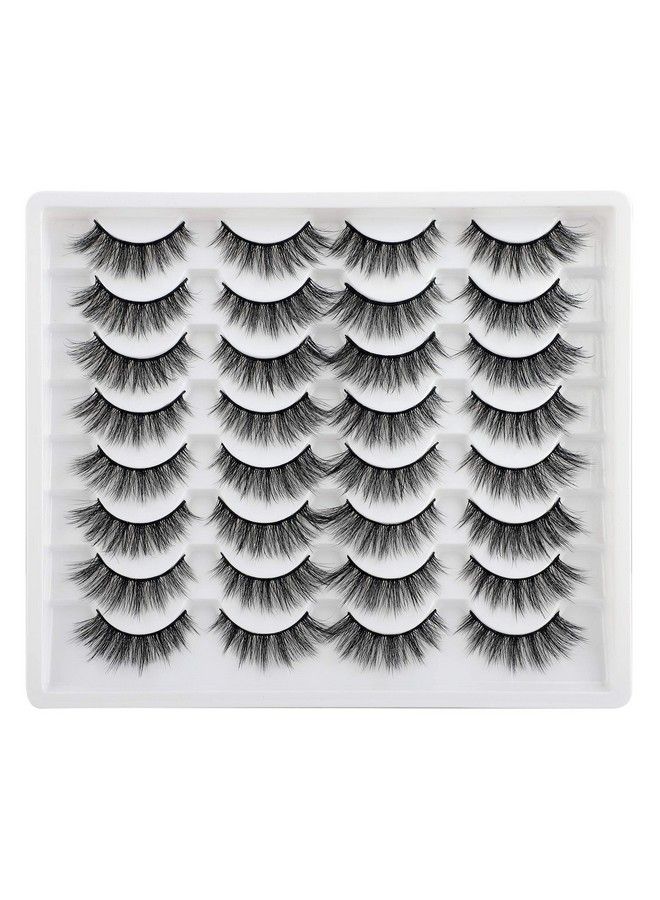 JIMIRE 16 Pairs False Eyelashes Fluffy Natural Fake Lashes 3D Volume Lashes Pack for CatEye Look - Image 2
