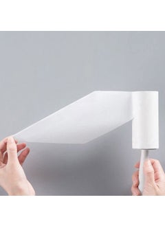 AKRIZA AKRIZA Set of 3 Reusable Sticky Picker Cleaner Roller Lint Rollers Brush EasyTear Sheets 10cm Pet Hair Lint Roller Sheet 180 Sheets per roll 60 Sheets per roll Lint Roller Remover Flower  - Image 3