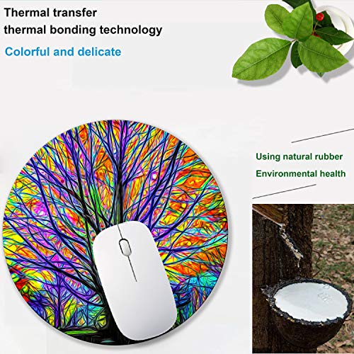 SHALYSONG Mouse pad Small Computer Mouse pad with Personalized Tree Design Office Non-Slip Rubber Mousepad (Tree of Life) - Image 3
