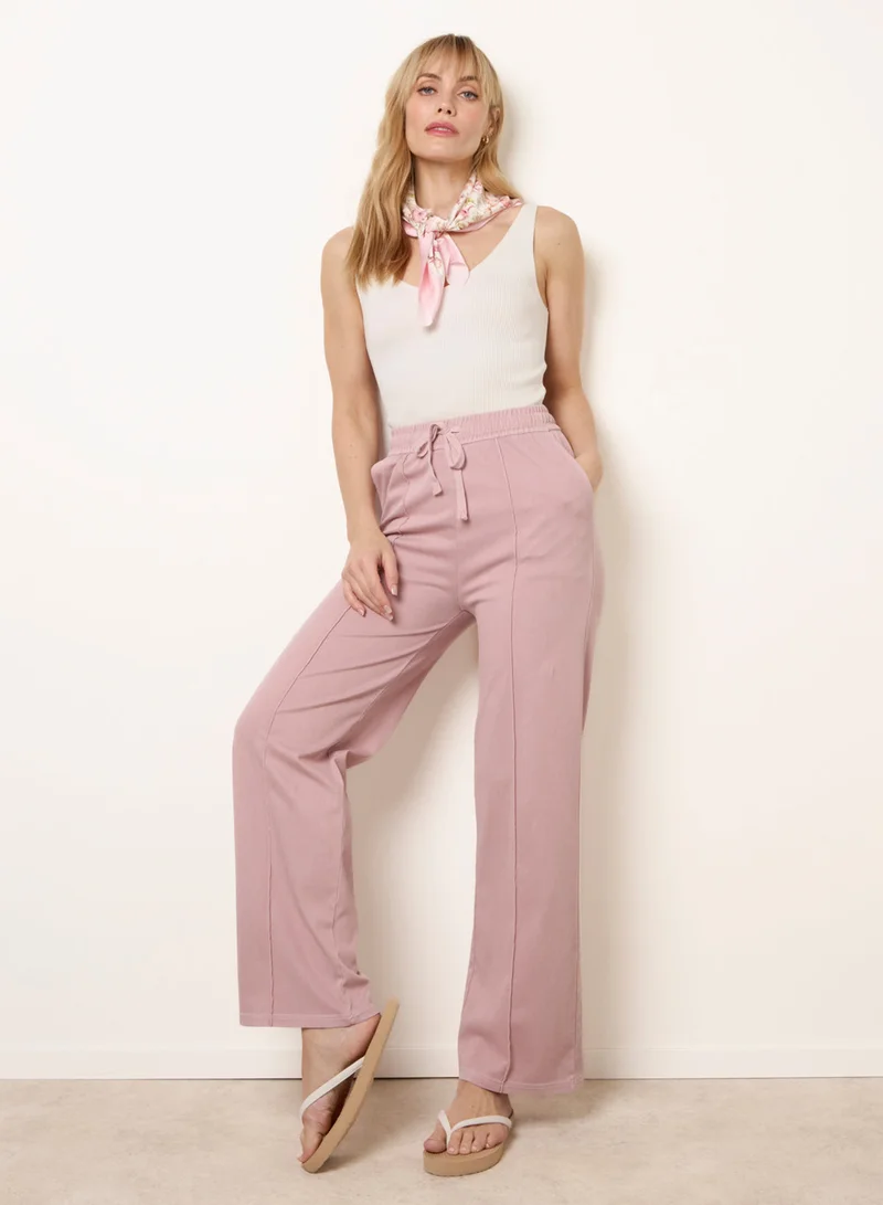 بلو فانيلا Seam Detail Trousers