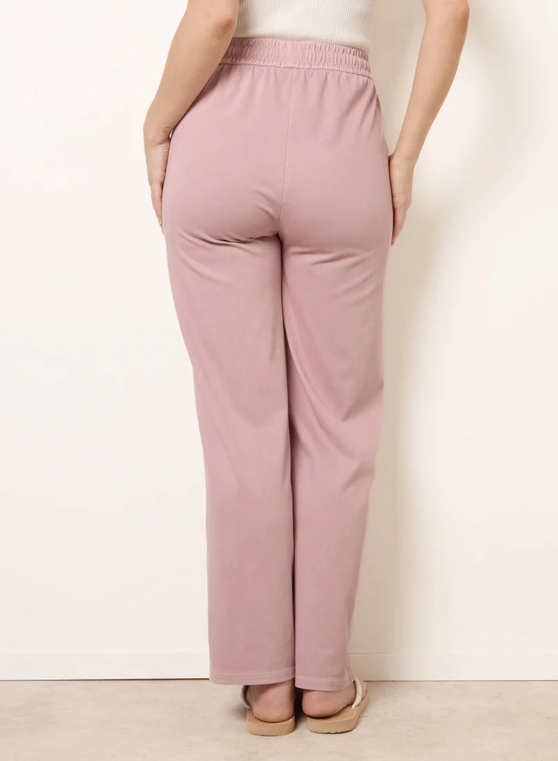 بلو فانيلا Seam Detail Trousers