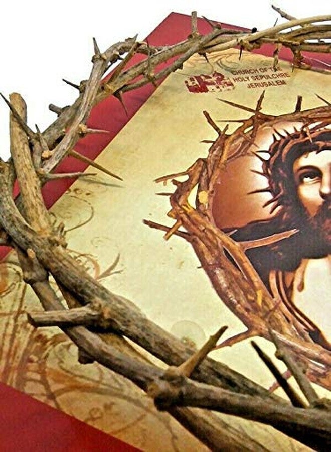 Hand Made Crown of Thorns Hand Made in The Holy Land Jeusalem Jesus Bleessed Natural Wood - Image 3